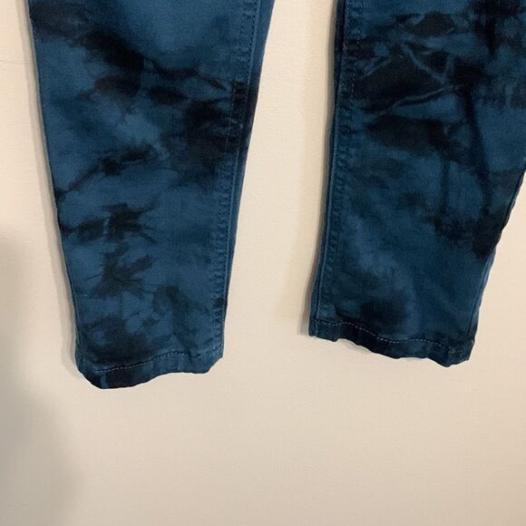 H & G | Juniors Blue AND Black Marble Skinny Denim Casual Jeans Pants Size 3 - Picture 5 of 7